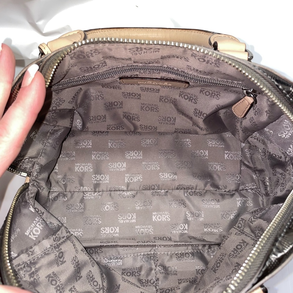 Michael Kors Gold Small Satchel - Picture 4 of 4